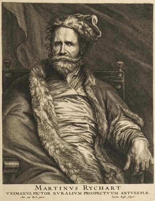JACOBUS NEEFFS (Amberes 1610 - 1660). Hacia 1649, Retrato d