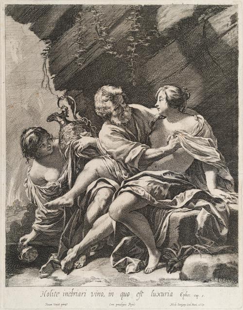 651   -  <p><span class="object_author">MICHEL DORIGNY (San Quintin, 1617 - París, 1665). 1639 - Lot y sus hijas</span></p>