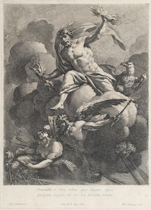 MICHEL DORIGNY (San Quintín, 1617 - París, 1665). 1644, Jup