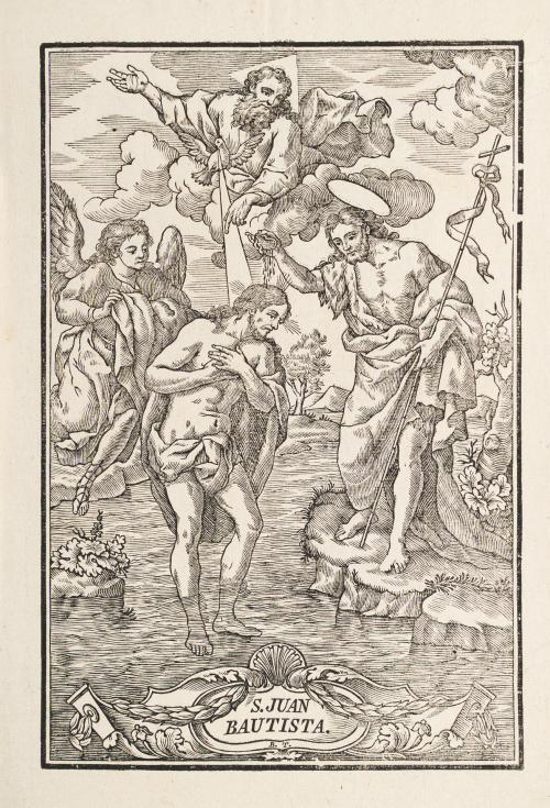 647   -  <p><span class="object_author">BALTASAR TALAMANTES (1766-1805). Siglo XVIII - El bautismo de Cristo. </span></p>
