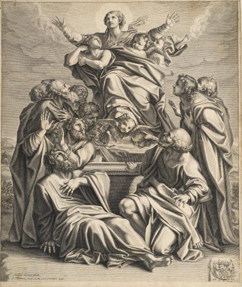 654   -  <p><span class="object_author">GUILLAUME CHASTEAU (1635 -1683). 1673 - La Asunción de la Virgen</span></p>