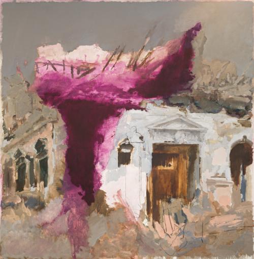 SIMON EDMONSON (Londres, 1955), Violet Light, Óleo sobre li