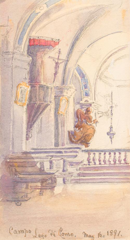 FEDERICO DEL CAMPO (Lima, 1837 - Londres, 1923),  Lago di C