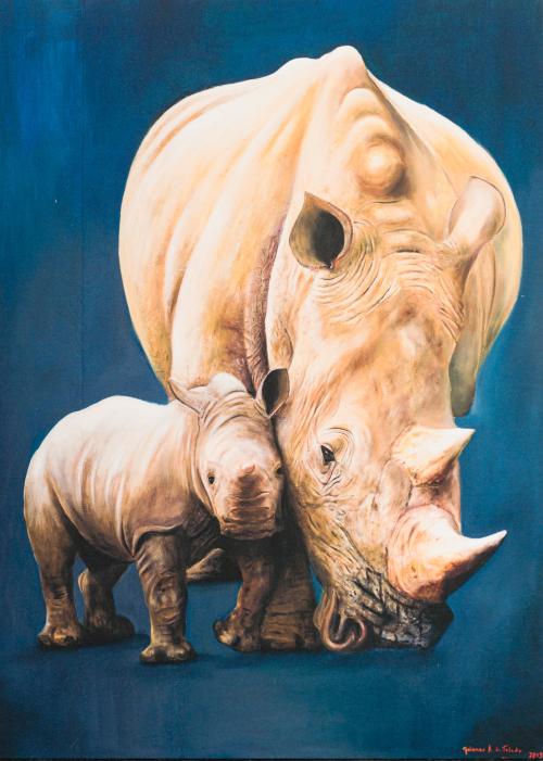 GUIOMAR A. DE TOLEDO (Madrid, 1957), Rinocerentes, Fotograf