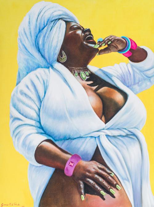 756   -  <p><span class="object_author">GUIOMAR A. DE TOLEDO (Madrid, 1957) - Pasión por vivr</span></p>