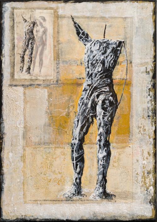 PEDRO CHILLIDA (San Sebastián, 1956), Estructura, Acrílico 