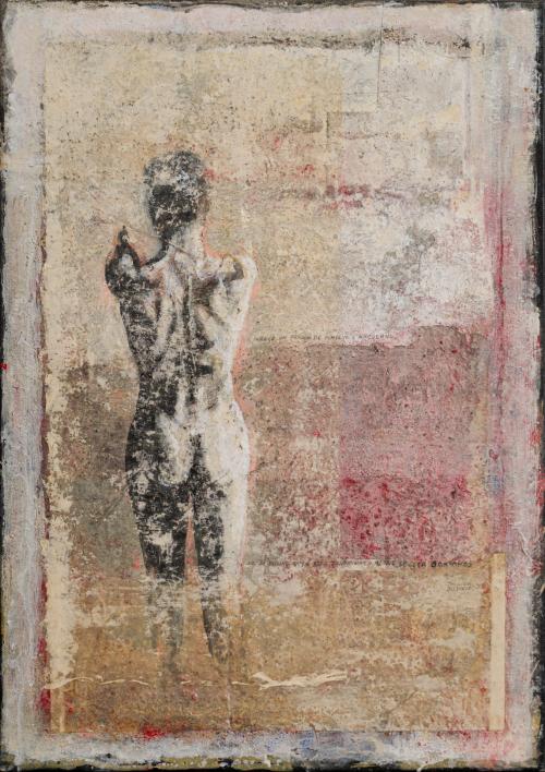 PEDRO CHILLIDA (San Sebastián, 1956), Pompeya, Acrílico y c