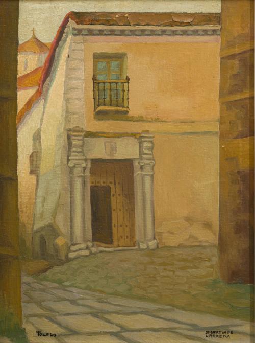 787   -  <p><span class="object_author">RAMÓN MARTÍN DE LA ARENA (España. siglo XX) - Casona toledana</span></p>