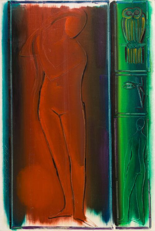 790   -  <p><span class="object_author">ROBERTA GONZÁLEZ (París, 1909 - Neufmontiers, 1976) - Nu au soleil rouge</span></p>