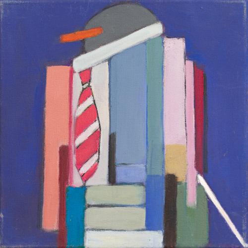 TRINIDAD FERNÁNDEZ (Avilés, 1937), Corbatas, óleo sobre lie