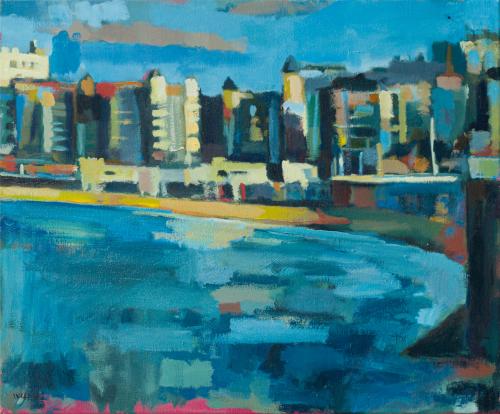 817   -  <p><span class="object_author">IKER GARCÍA BARRENETXEA (San Sebastián, 1979) - La Concha, marea alta</span></p>