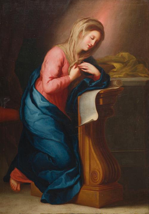 ESCUELA ESPAÑOLA. Segunda mitad del siglo XVIII, Virgen en 