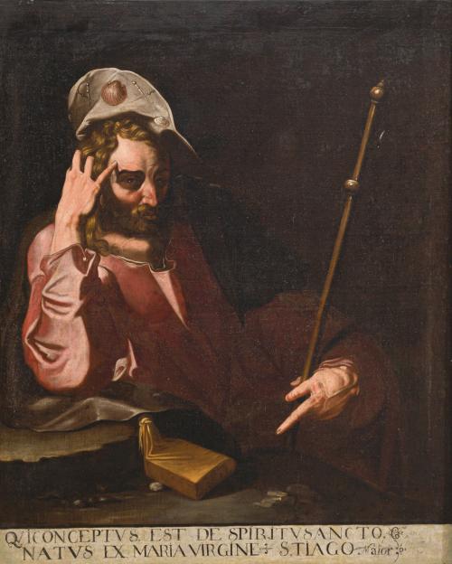 531   -  <p><span class="object_author">ESCUELA NAPOLITANA. Segunda mitad del siglo XVII - San Bartolomé y Santiago el Mayor</span></p>