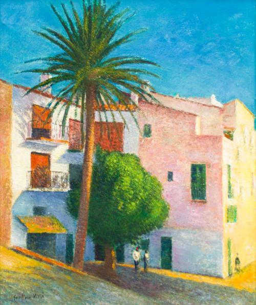 GUILLEM VILLÁ (Barcelona, 1917-2005), La palmera. Cadaqués,
