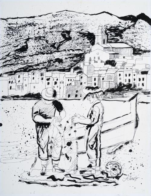 JORDI CURÓS VENTURA  (Olot, 1930 - Barcelona, 2017), Sin tí