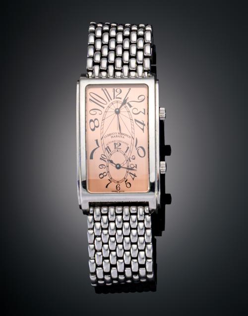 RELOJ CUERVOS Y SOBRINOS HABANA "PROMINENTE" EN ACERO 