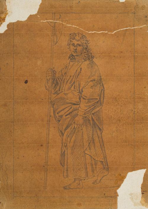 ESCUELA  ITALIANA. Siglo XIX, Los 12 apóstoles y Cristo, Gr