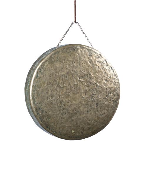Antiguo gong en bronce