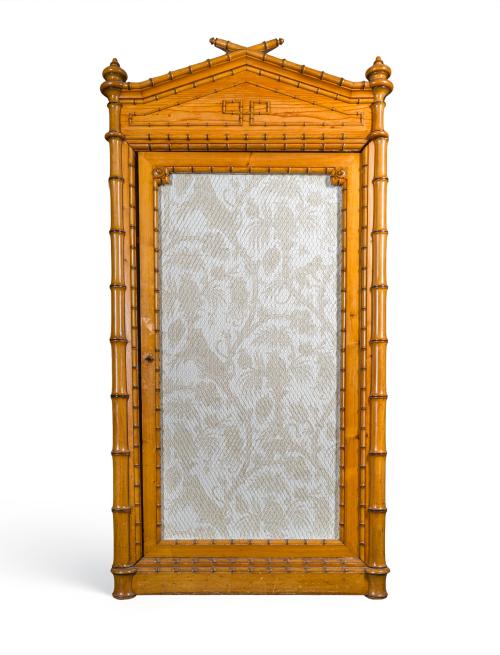 Armario ropero "faux bambou" Francia, c. 1950En madera de