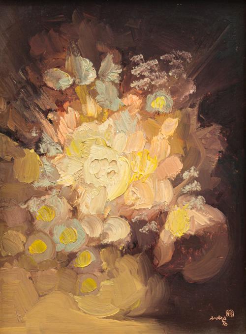 CARLOS AYALA (Jérez de la Frontera, 1940-2018), Flores, Óle