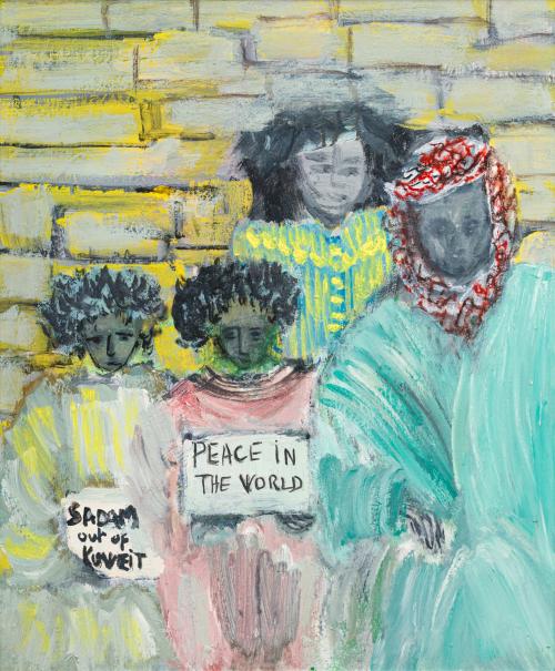 ESCUELA FRANCESA. Siglo XX, Peace in the world, Técnica mix