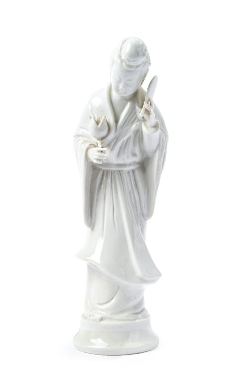 Geisha en porcelana "Blanc de Chine"