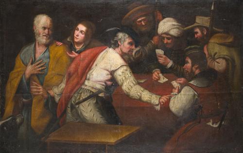 ESCUELA ESPAÑOLA ?. 1620-1630, La negación de San Pedro, Ól