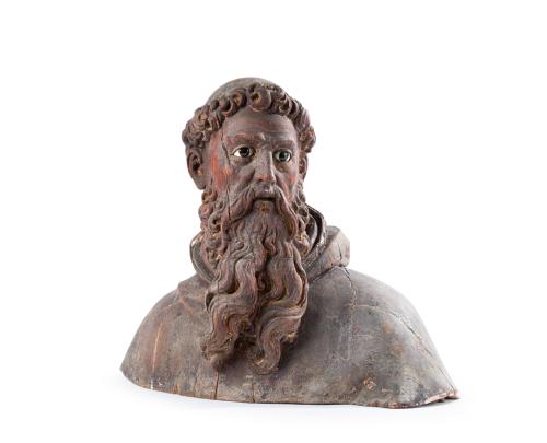 ESCUELA SEVILLANA. Primera mitad del siglo XVII, Busto de S