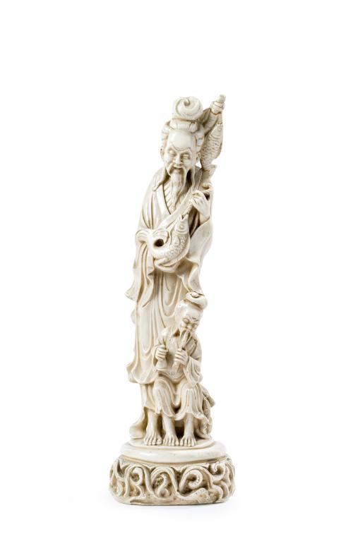 “Pescador”Figura de estilo oriental en resina
