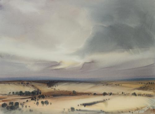 RAFAEL REQUENA (Caudete, 1932 - Madrid, 2003), Paisaje cast
