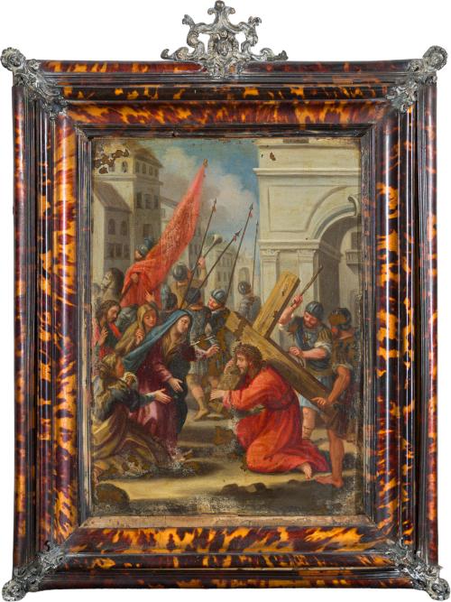 ESCUELA ITALIANA. Siglo XVIII, Los siete dolores de la Virg