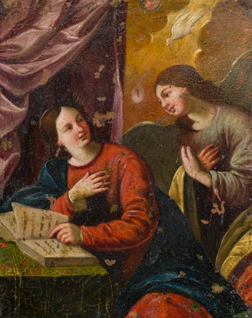ESCUELA ESPAÑOLA. Primera mitad del siglo XVII, La Anunciac