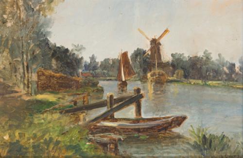 ATRIBUIDO A CARLOS DE HAES (Bruselas, 1826-Madrid, 1898). P