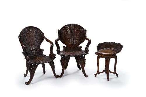 43   -  <p><span class="object_title">"Grotto chair" Venecia, finales S. XIX.<br/></span><br></p>