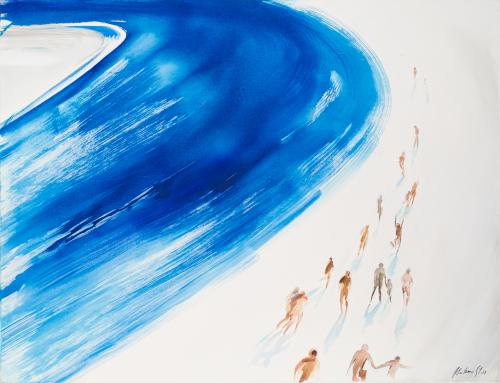MILENA STEFANOVA  (Bulgaria, 1965), Migraciones II, Acrílic