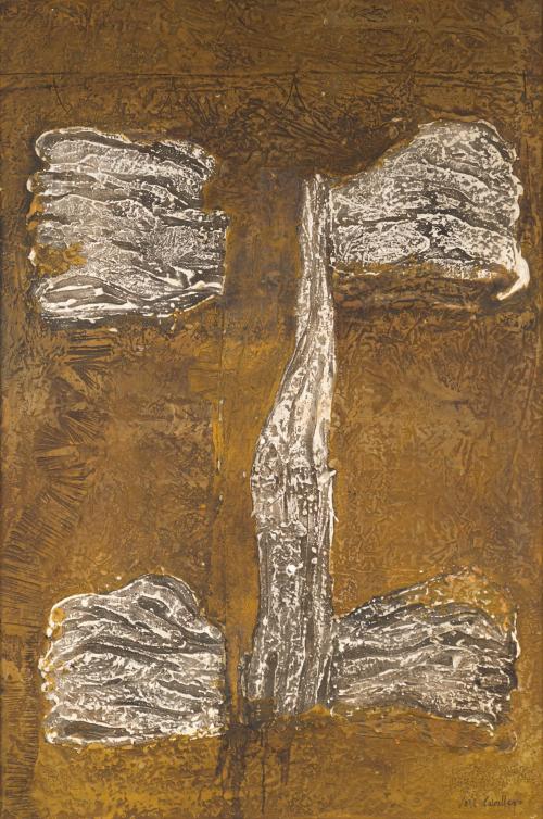 JOSÉ CABALLERO (Huelva, 1915 - Madrid, 1991), Esperando Abr