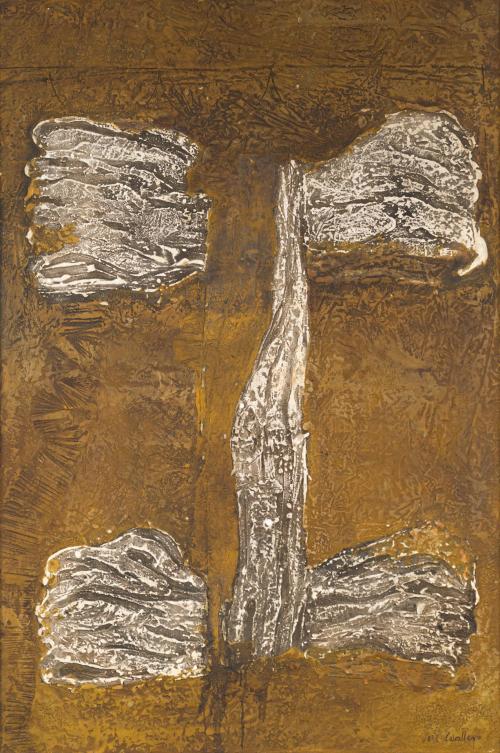 JOSÉ CABALLERO (Huelva, 1915 - Madrid, 1991), Esperando Abr