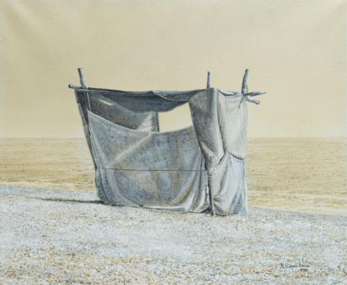 MARIANO VILLEGAS GARCÍA (Madrid, 1949), Paisaje, playa de A