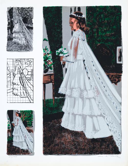 JOAN ANTONIO TOLEDO (Valencia, 1940-1995), La novia, Serigr