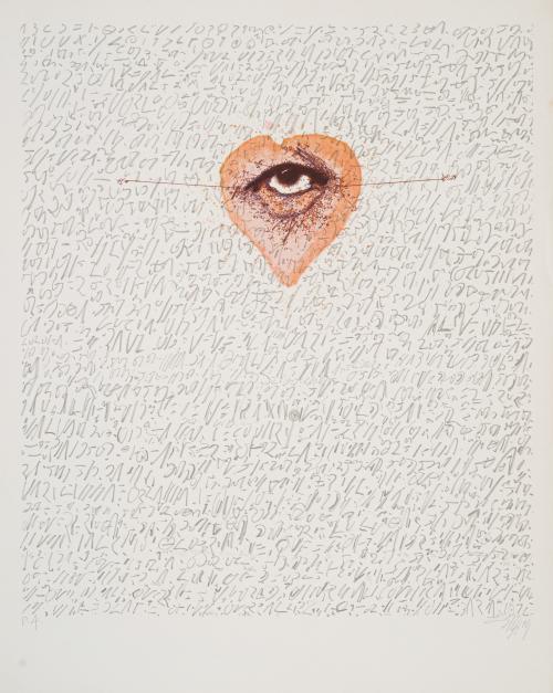 EVRU / ZUSH ‍  (Barcelona, 1946), Ojos, Litografía