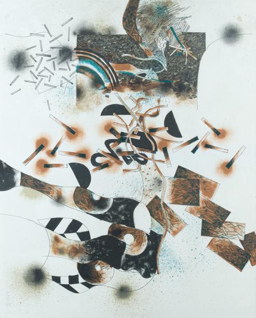 BRIAN NISSEN (Londres, 1939), Sin título, Litografía