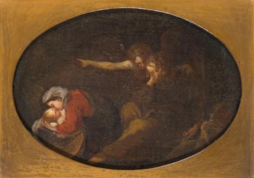 ESCUELA NAPOLITANA. Segunda mitad del siglo XVII, Descanso 