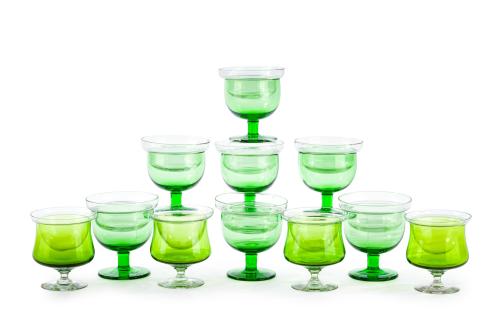 Set para cocktail de marisco para 11 servicios en cristal m
