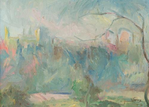 YOLANDA MARCHANTE SERRA (Madrid, 1964), Alhambra, Óleo sobr