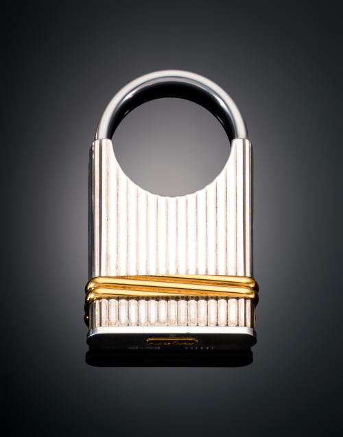 LLAVERO LE MUST DE CARTIER TRINITY PADLOCK 