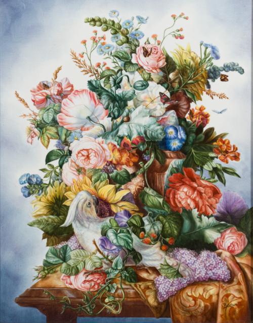 EDWARD MARSCHALL BOEHM (1943)Pareja de placas en porcelan