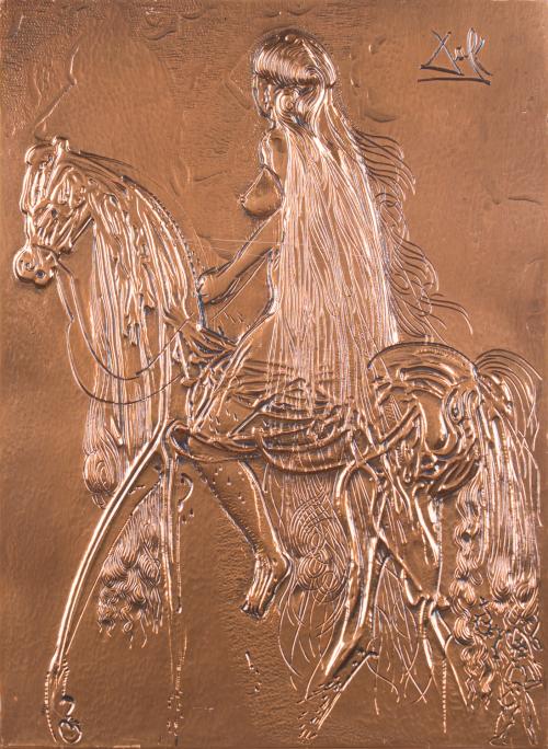 SALVADOR DALÍ I DOMÈNECH (Figueras, 1904 - 1989), Caballos 
