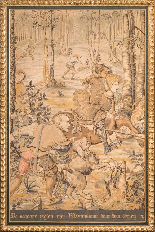 Tapiz tejido en telar Jacquard , Francia ppios. s XXSigui