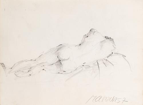 DAVID MANZUR (Neira, Colombia, 1934), Sin título, Dibujo a 