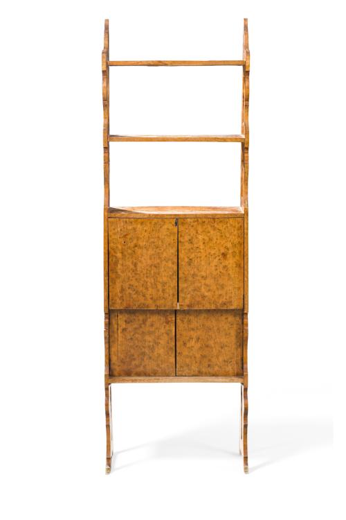 Mueble alto estantería en madera de pinoParte superior co